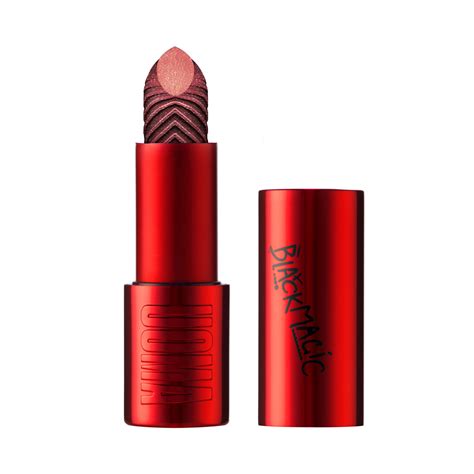 Uoma black magic high shine lipstick color range